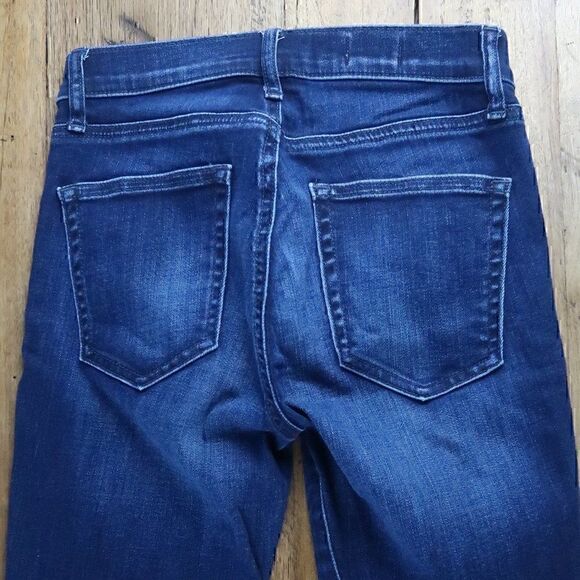GAP 1969 RESOLUTION SLIM STRAIGHT DARK BLUE DENIM JEANS SIZE 25S - Picture 8 of 9